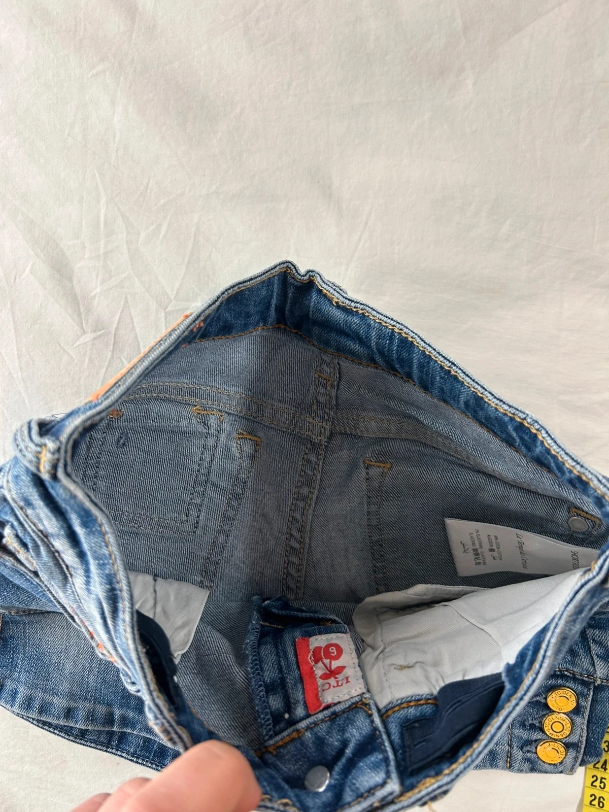 Vintage denim shorts Le Temps des Cerises – photo 7